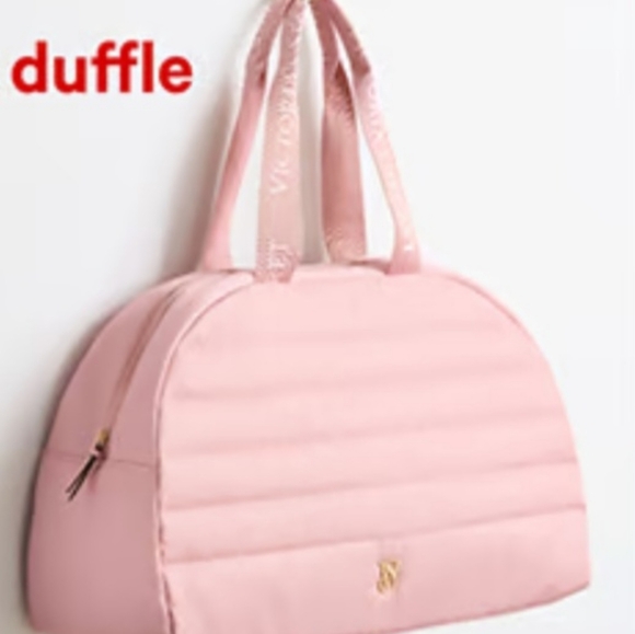 Victoria's Secret NWT Dome Duffle light pink - Picture 2 of 9